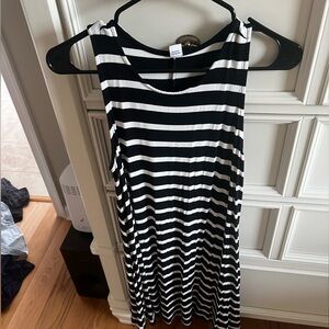 Old Navy Black and White Striped Top
